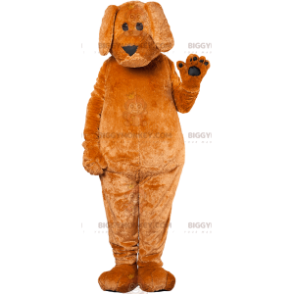 Costume de mascotte BIGGYMONKEY™ de chien marron attendrissant
