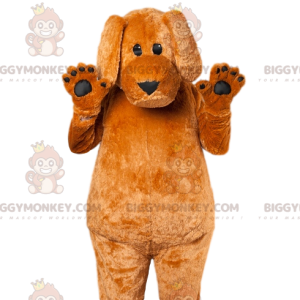 Costume de mascotte BIGGYMONKEY™ de chien marron attendrissant