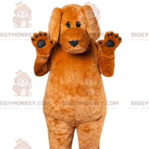 BIGGYMONKEY™ Loving Brown Dog With Floppy Ears Mascot Costume -