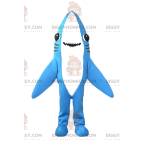 BIGGYMONKEY™ Super lachende gigantische blauwe en witte haai