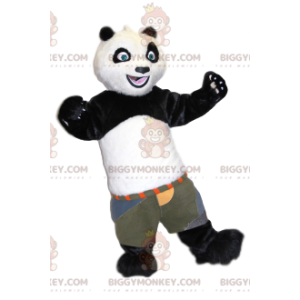 Costume da mascotte Panda BIGGYMONKEY™ in bianco e nero con