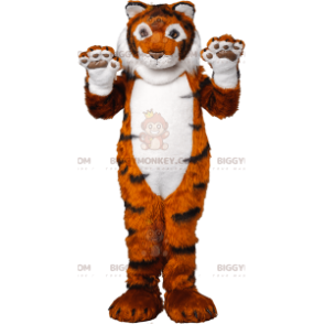 Kostium maskotki Big Tiger BIGGYMONKEY™. kostium tygrysa -