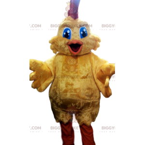 Fato de mascote amarelo Super Frango BIGGYMONKEY™. super