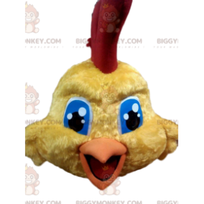 Costume da mascotte giallo Super Chicken BIGGYMONKEY™. costume