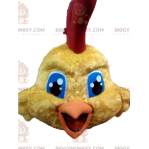 Gul Super Chicken BIGGYMONKEY™ maskotdräkt. super kycklingdräkt