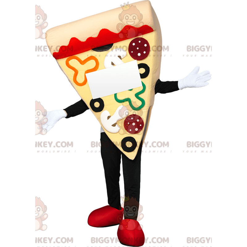 BIGGYMONKEY™ Mascot-kostume mundvandende Pepperoni Pepperoni