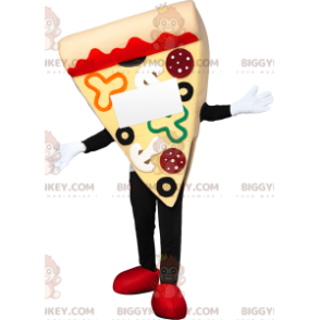 BIGGYMONKEY™ maskottipuku Suussa sulava Pepperoni Pepperoni