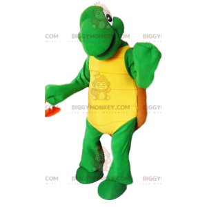 BIGGYMONKEY™ Costume da mascotte Tartaruga verde e conchiglia