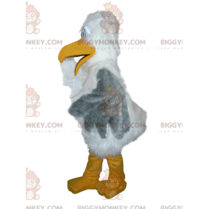 Costume de mascotte BIGGYMONKEY™ d'albatros majestueux blanc et