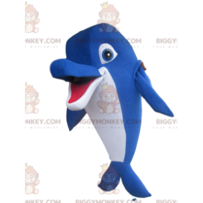 Disfraz de mascota Fantasy Blue Dolphin BIGGYMONKEY™ -