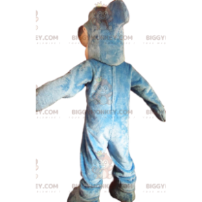 Geweldig en grappig BIGGYMONKEY™ mascottekostuum met blauwe en