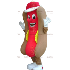 Super smakelijke hotdog BIGGYMONKEY™ mascottekostuum -