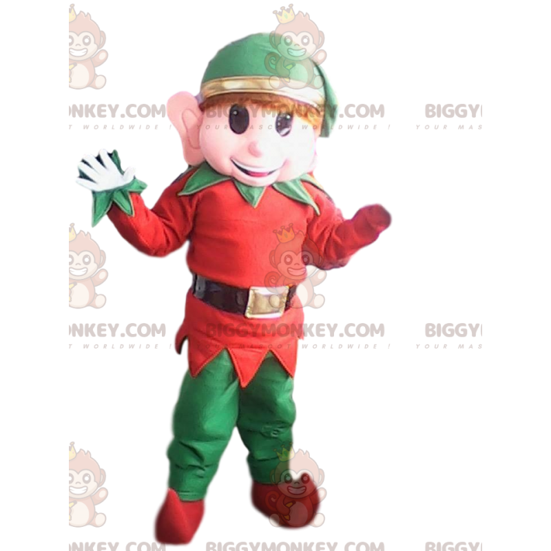 Childish Leprechaun with Big Ears BIGGYMONKEY™ Mascot Costume –