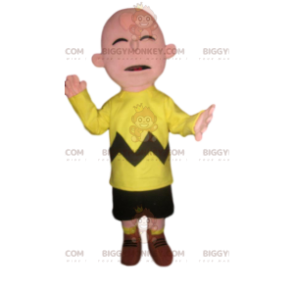 Zabawny kostium maskotki BIGGYMONKEY™ w neonowożółtym stroju
