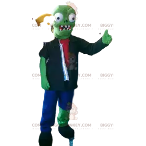 BIGGYMONKEY™ costume mascotte del mostruoso Frankenstein verde