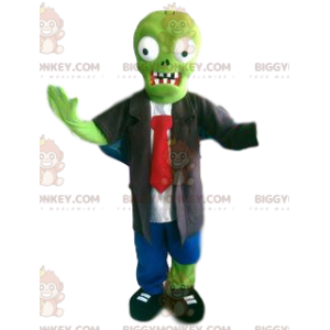 BIGGYMONKEY™ costume mascotte del mostruoso Frankenstein verde