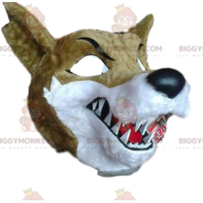 BIGGYMONKEY™ Maskottchenkostüm Wilder Wolf mit riesigen