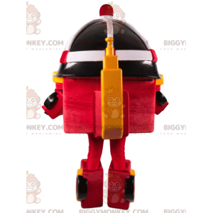 Costume de mascotte BIGGYMONKEY™ de pompier transformer et son