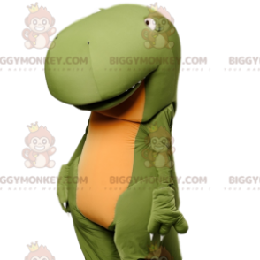 Disfraz de mascota BIGGYMONKEY™ Dinosaurio verde súper