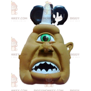 BIGGYMONKEY™ Cruel Cyclops Costume da mascotte cachi e corno