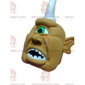 BIGGYMONKEY™ Cruel Cyclops Costume da mascotte cachi e corno