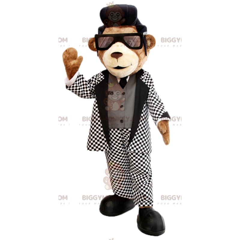 Costume de mascotte BIGGYMONKEY™ d'ours avec sa tenue