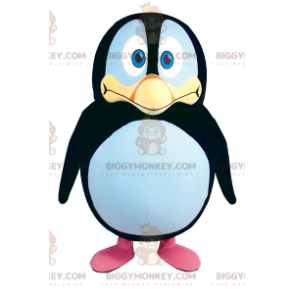 Traje de mascote de pinguim BIGGYMONKEY™ com grandes olhos