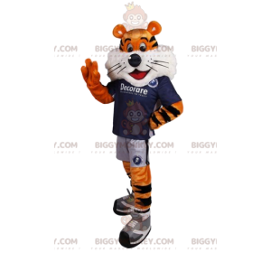 Costume de mascotte BIGGYMONKEY™ de tigre comique et son