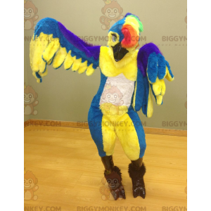 Multicolor Bird Parrot BIGGYMONKEY™ Mascot Costume –