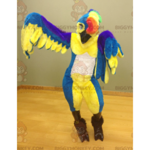 Costume de mascotte BIGGYMONKEY™ de perroquet d'oiseau