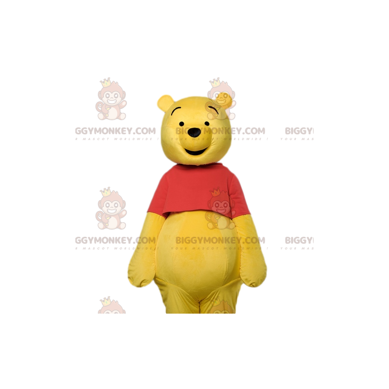 Disfraz de mascota Winnie the Pooh BIGGYMONKEY™ y camiseta roja