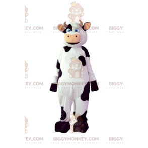 BIGGYMONKEY™ costume mascotte di mucca civettuola con le sue