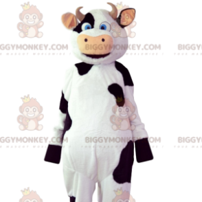 BIGGYMONKEY™ costume mascotte di mucca civettuola con le sue