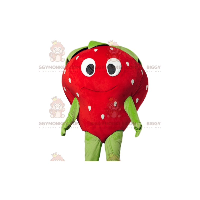 BIGGYMONKEY™ Costume da mascotte di Fragola civettuola con un