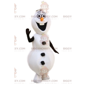 Traje de mascote BIGGYMONKEY™ do famoso Olaf de Frozen –