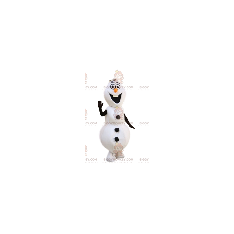 Disfraz de mascota BIGGYMONKEY™ del famoso Olaf de Frozen -