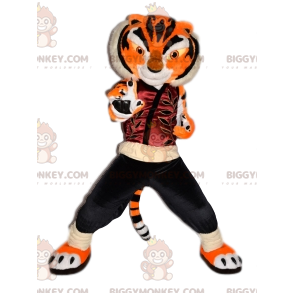 Kostium maskotki tygrysa BIGGYMONKEY™ ze strojem do sztuk walki