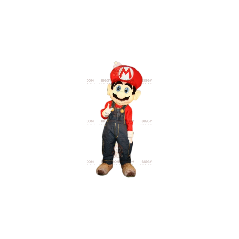 Costume da mascotte BIGGYMONKEY™ di Grand Mario Bros con la sua