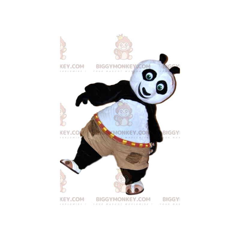 Traje de mascote de Po's BIGGYMONKEY™, personagem de Kung Fu