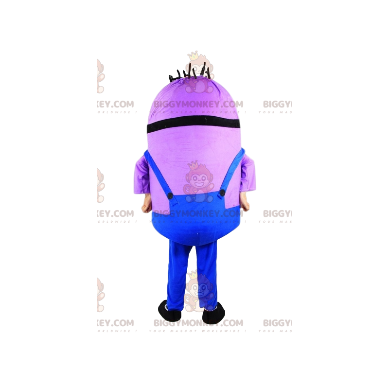 Μωβ κοστούμι μασκότ Minion BIGGYMONKEY™, χαρακτήρας Despicable