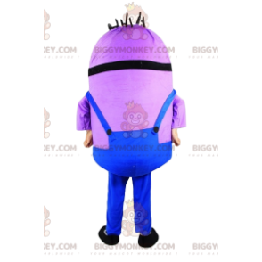 Μωβ κοστούμι μασκότ Minion BIGGYMONKEY™, χαρακτήρας Despicable