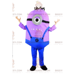 Fioletowy kostium maskotki Minion BIGGYMONKEY™, postać