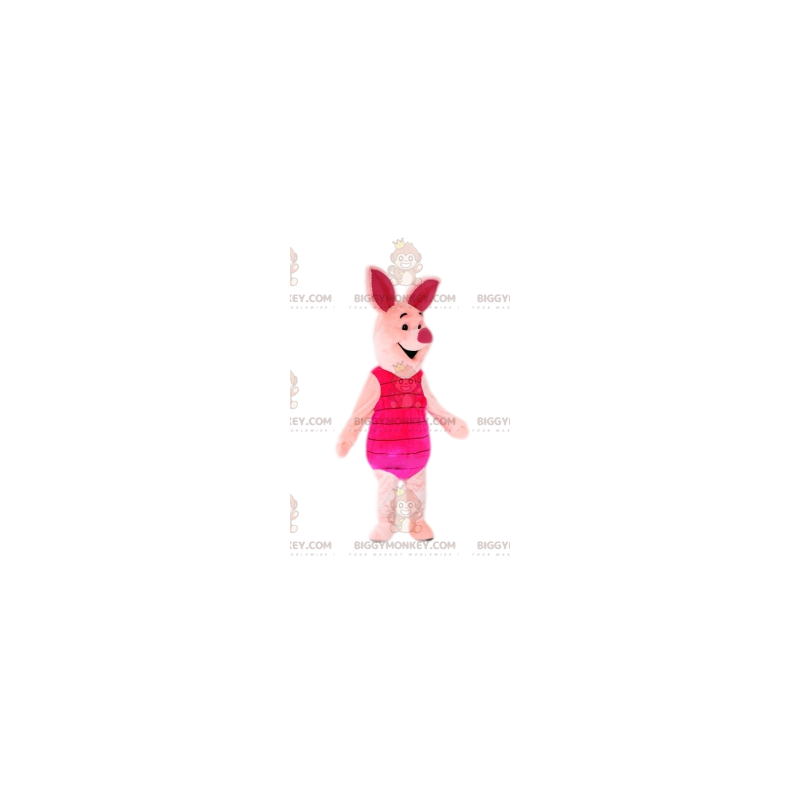 Traje de mascote Piglet BIGGYMONKEY™, personagem Winnie the