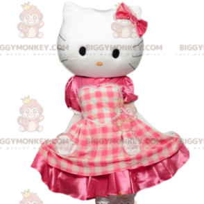 Kostium maskotki Hello Kitty BIGGYMONKEY™, zalotna mała biała