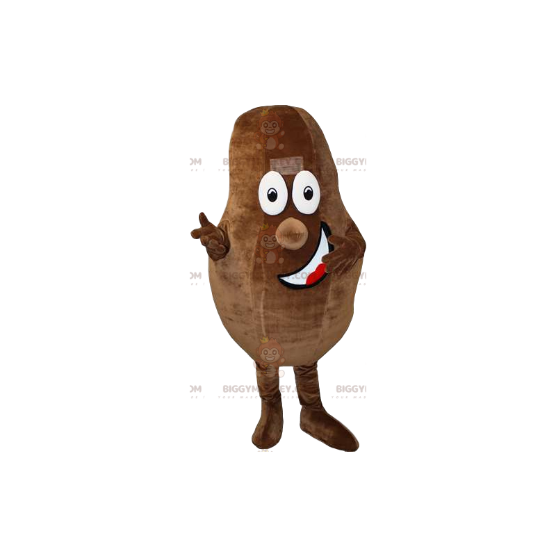 Brown Puppy Potato BIGGYMONKEY™ Maskottchen-Kostüm mit breitem