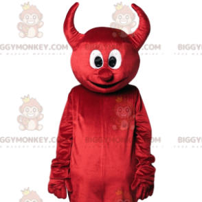 Traje de mascote BIGGYMONKEY™ de engraçado diabinho vermelho