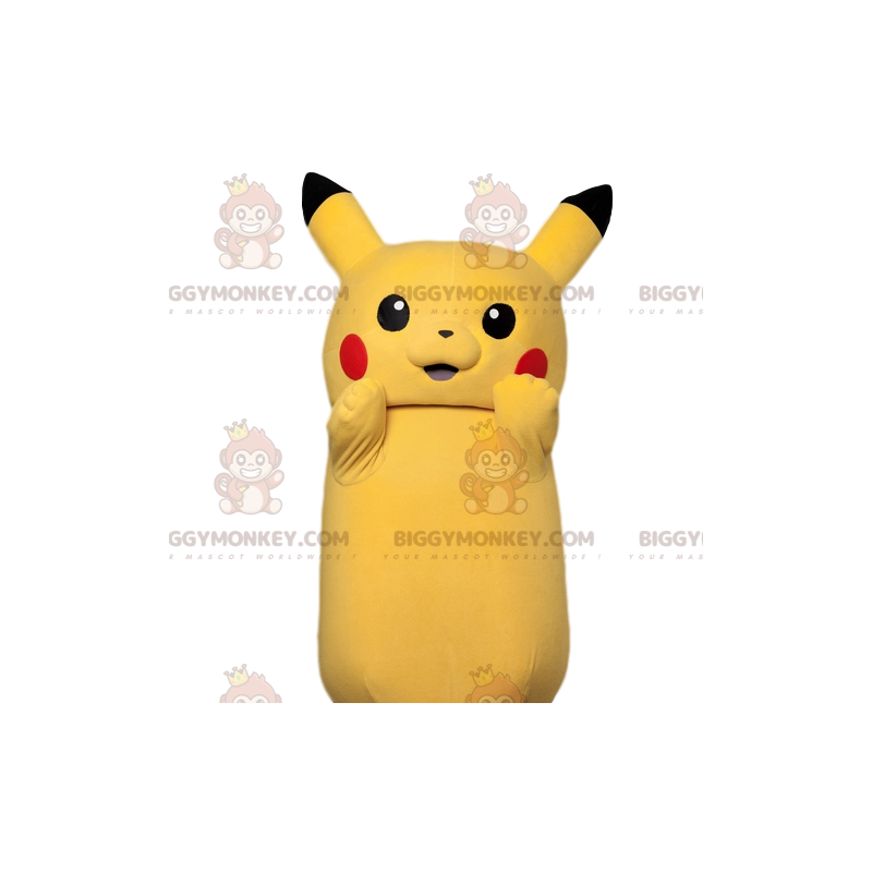 BIGGYMONKEY™ Maskottchenkostüm von Pikachu, der Pokemon-Figur -