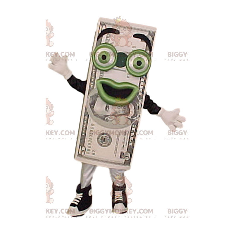 Stort leende $5 sedel BIGGYMONKEY™ maskotdräkt - BiggyMonkey
