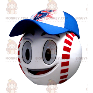 Disfraz de mascota de cabeza de béisbol gigante BIGGYMONKEY™ -