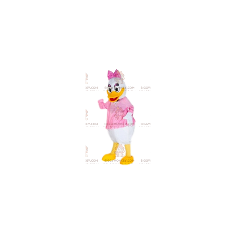 BIGGYMONKEY™ mascottekostuum van Daisy Duck, de beroemde bruid